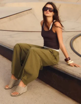 Wedge Heel Mules