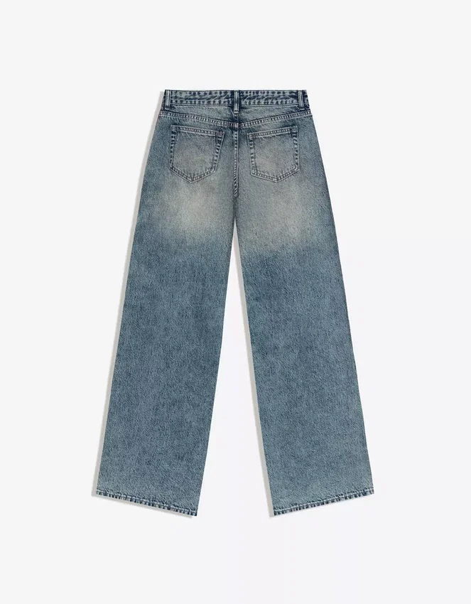 Wide-Leg Low-Rise Jeans – Pants Wide-Leg Low-Rise Jeans – Pants