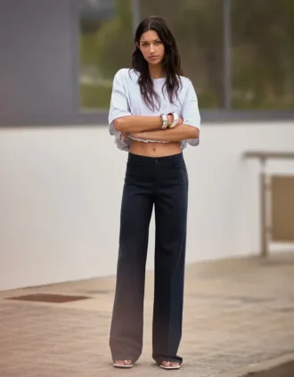 Wide-Leg Trousers
