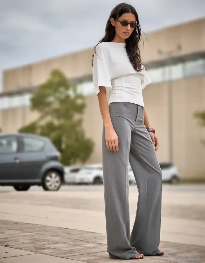 Wide-Leg Trousers – Pants Wide-Leg Trousers – Pants