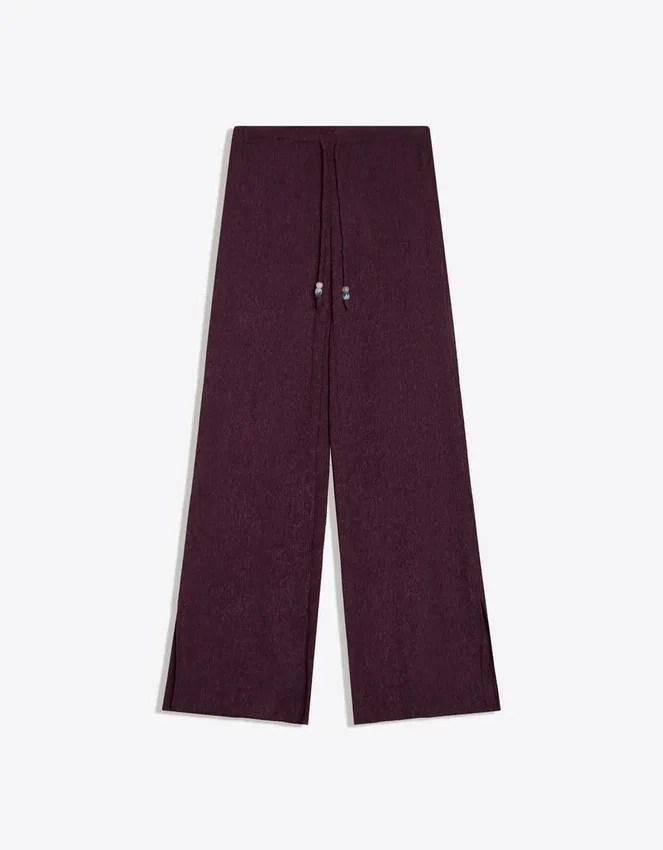 Wide-Leg Trousers with Elasticated Waist Wide-Leg Trousers with Elasticated Waist