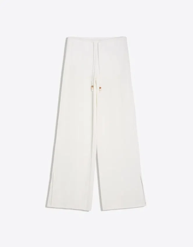 Wide-Leg Trousers with Elasticated Waist Wide-Leg Trousers with Elasticated Waist
