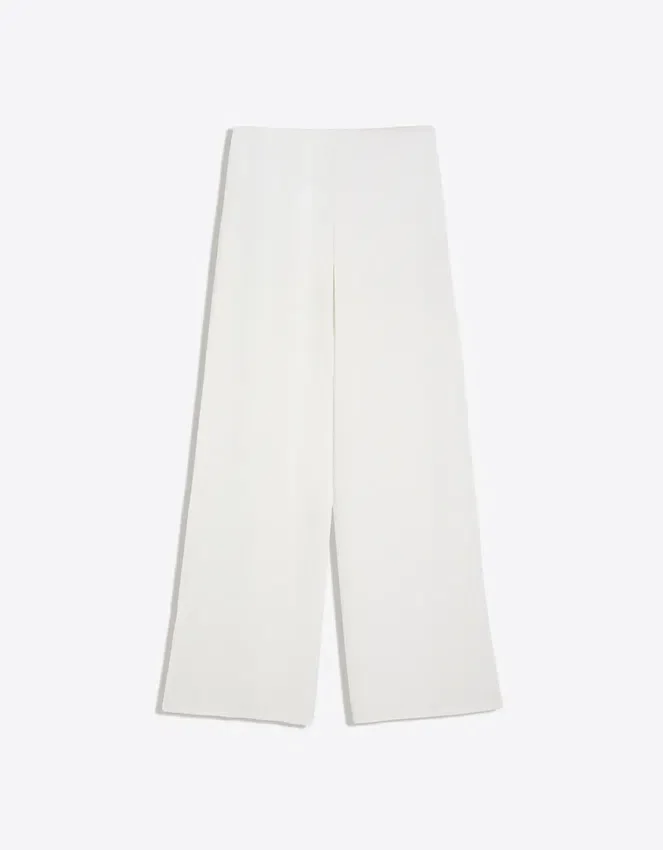 Wide-Leg Trousers with Elasticated Waist Wide-Leg Trousers with Elasticated Waist