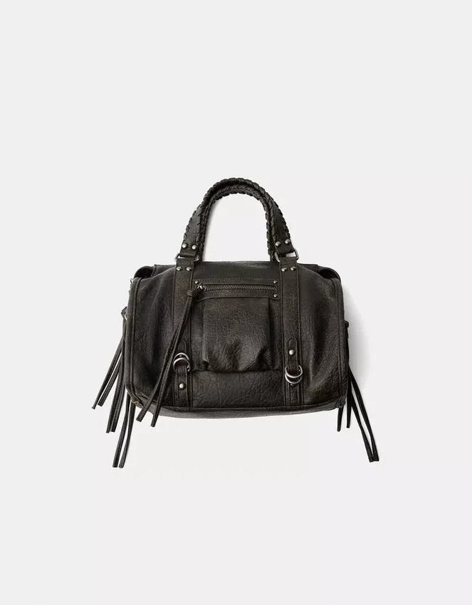 Worn-Effect Bowling Bag with Straps – Accessories Worn-Effect Bowling Bag with Straps – Accessories